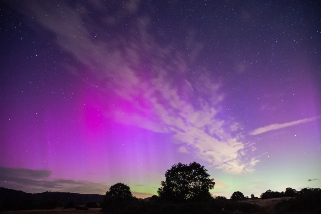 aurora borealis golden valley malverns