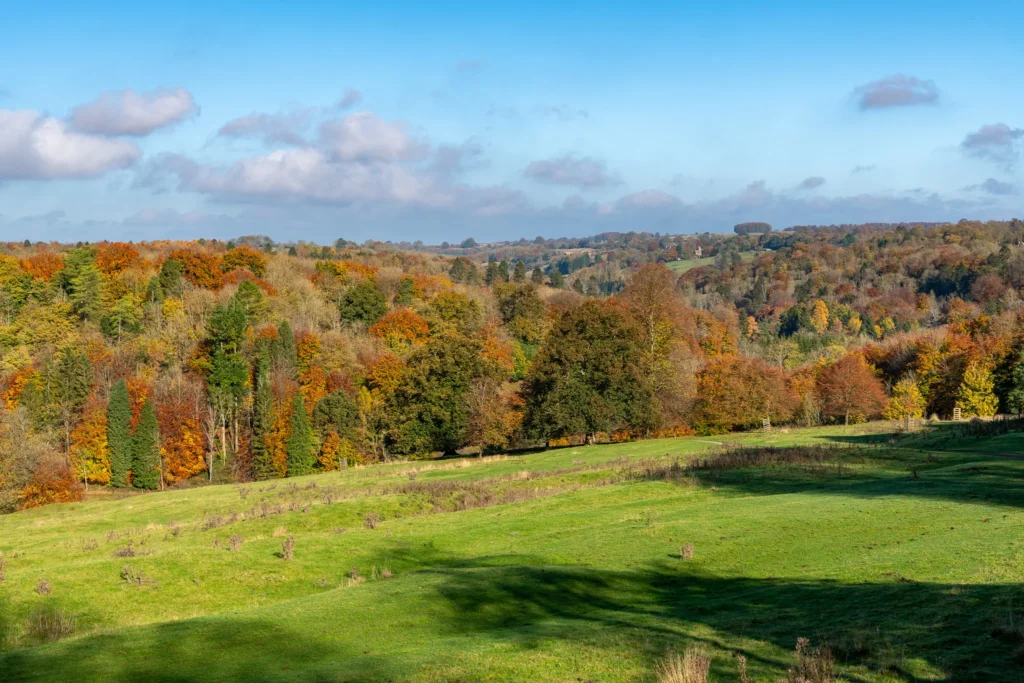 miserden estate autumn landscape